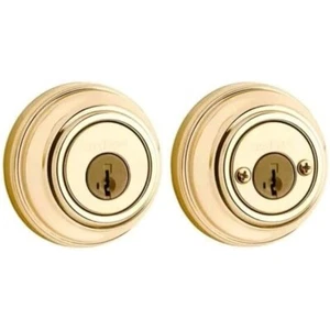 Kwikset 985 Double Cylinder Deadbolt SmartKey Brass Lock 985 3 SMT CP K4 V1 New - Picture 1 of 5