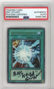 PSA Signed Eric Stuart Yu-Gi-Oh! Burst Stream of Destruction AST-038 1st Ed - Picture 1 of 2