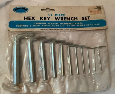 Marco Hardware 11 件套六角扳手套装全新 — 第 1/3 张图片