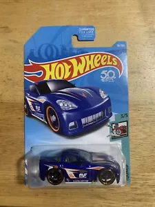 Hot Wheels Maßstab 1:64 Die Cast Tooned 3/5, blau C6 Corvette 56/365 - Bild 1 von 5
