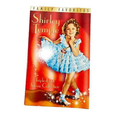 Shirley Temple Box Set VHS Family Favorite Heidi. Curly Top. Baby Take A Bow - Image 1 of 4