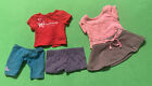 AMERICAN GIRL Doll Clothes Clothing RETIRED Mixed Lot Red NY Tee*Leggings*TS Top