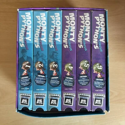 Monty Python's Flying Circus A&E VHS Box Set 1,2,3 ( Volume 1-18) 18 Videos NTSC - Image 1 of 4