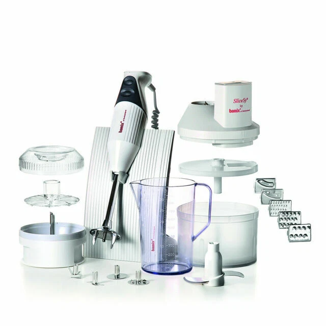 bamix SwissLine 200W Superbox Immersion Stick Blender - 76095 (Light Grey)