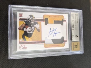 2021 PANINI ONE NAJEE HARRIS #41 #ed 25/25 ROOKIE PATCH AUTO BGS 9/10 - Picture 1 of 2