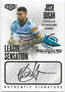 Nrl Elite League Sensation Signature 2021 (LS 04) Josh Dugan Sharks 51/80 - Imagen 1 de 1