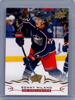 2018-19 Upper Deck #56 Sonny Milano Exclusives /100 - Image 1 of 2