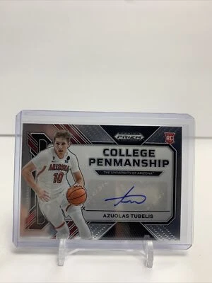 2023-24 Panini Prizm Draft - College Penmanship - Azuolas Tubelis - AUTO - Image 1 of 2