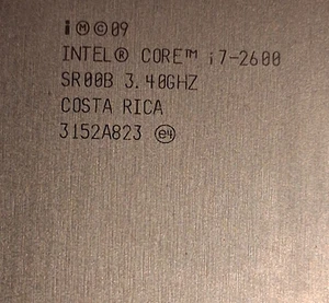 4 core 8 thread intel core i7 2600 CPU - Picture 1 of 2