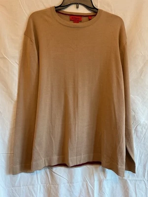 Report Collection Made In Italy Mens Sweater Tan Size XL Long Sleeves - Image 1 of 4
