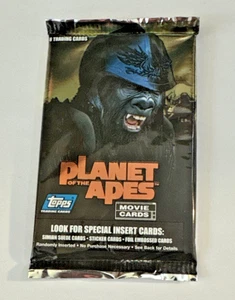 Topps - 2001 Planet of the Apes Movie Trading Card Pack Factory Sealed - Bild 1 von 2