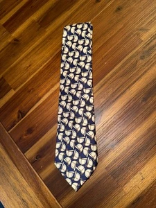 Vintage Polo Ralph Lauren Silk Necktie Handmade Horse Equestrian Helmet Tie - Picture 1 of 3