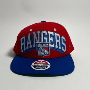 Zephyr New York Rangers Snapback Hat Red - Picture 1 of 7