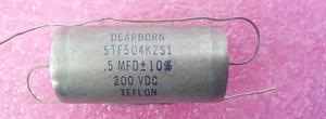 2 PCS Dearborn 5TF504K2S1 -Capacitor, Fixed, Plastic Dielectr -5910-00-814-9848 - Picture 1 of 6