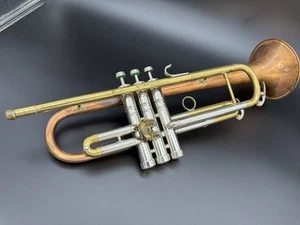 Vintage EARLY Conn 10B Bb Professional Trumpet Copper bell .438 Bore Ser.#576807 - Bild 1 von 24