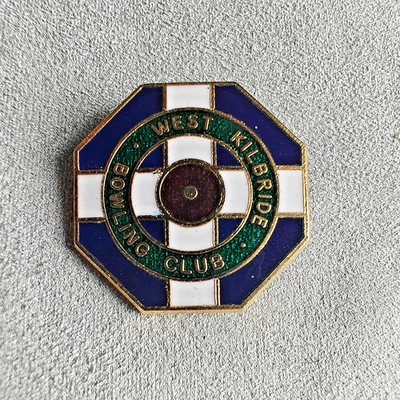 West Kilbride Bowling Club - Enamel Pin Badge Bowls Sports UK - Image 1 of 2