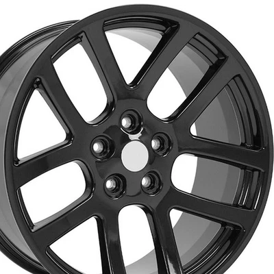 22" Gloss Black Wheel for 2004-2009 Dodge Durango - RVO0476 - RVO0476 - Image 1 of 4