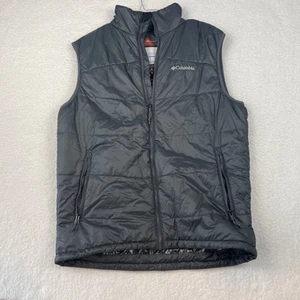 Columbia Men's Gray Vest Omni Heat Large Vest with Yellowstone Association Patch - Picture 1 of 10