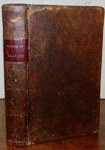  Memoir of Jonathan Leavitt, Yale College Student. 1822 1stEd. Leather. - Picture 1 of 6