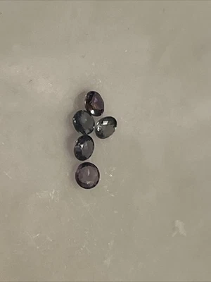 Natural Sapphire Multi-Color VS 1.07 t.c.w.  5pcs. - Image 1 of 4