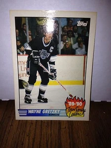¡Tarjeta de error Wayne Gretzky 1990-91! ESPALDA EN BLANCO - 1 DE UNA CLASE?! TOPPS #12 - Imagen 1 de 4