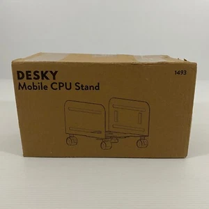 Desky Computer Tower Stand Portable Wheels - Picture 1 of 5