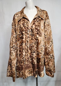 Separates by New York City Design Co Womens Plus Size 5X Long Sleeve Blouse - Picture 1 of 9