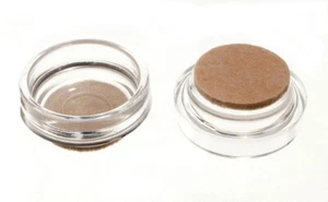 NUEVO 16 X Copas de ruedas Protector de piso Planeadores Pequeños Transparentes con almohadillas de fieltro 45 mm - O - Imagen 1 de 1