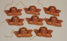 Vtg Xmas Marcel Schurman Lot of 8 To/From GIFT TAG CARDS Thomas Cathey Angel