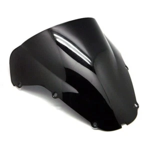 Protector de parabrisas ABS negro doble burbuja para Honda CBR929RR 2000-2001 - Imagen 1 de 2