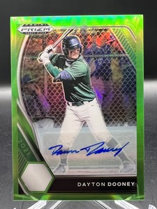 DAYTON DOONEY 2021 Prizm Draft Picks GREEN PRIZM AUTO /23 #PDP169 🔥⚾️