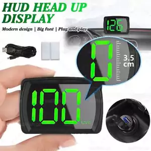 Universal KM/H Digital GPS Speedometer Dual Chips Plug and Play for All Vehicle - Picture 1 of 12