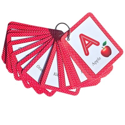 Frühes Lernen ABC Lernkarten | Alphabet & erste Wörter für Kinder & Kleinkinder - Bild 1 von 4