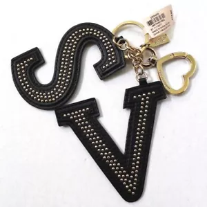 Victoria's Secret Glam Rock VS Logo Schlüsselanhänger Schlüsselring Taschenanhänger schwarz - Bild 1 von 3