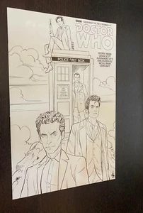 Doctor Who Supremacy of Cybermen #1 (Titan Comics 2016) -- Variante de boceto -- Casi nuevo- - Imagen 1 de 1