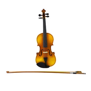 Violin 4/4 Wood Violin Beginner Adult Violin Instrument Set Kit For Practice - Imagen 1 de 12