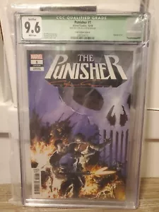 Punisher #1 1:25 Clayton Crain Variant CGC Green Label 9.6 Signed By Clayton... - Picture 1 of 1