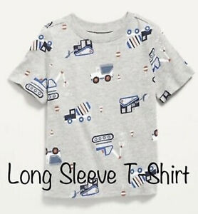 Old Navy Toddler Size 3T ~ Truck Tractor ~ LONG SLEEVE Tee T-Shirt ..NWT