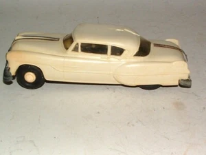* 1950s AMT?? TOYS STYLE PLASTIC 2/DOOR BEIGE PONTICA PROMO CAR ! - Picture 1 of 7
