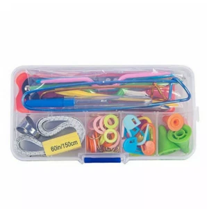 The Knitting knit craft Accessories Supply Set Basic Tools Kits Sewing box - Picture 1 of 2