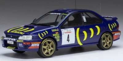 McRae Model rally car Subaru Impreza Catalunya 1995 IXO Diecast 18RMC063B 1:18th - Image 1 of 4