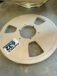 AMPEX 632 Grand Master 10.5" Aluminum EMPTY Take-Up Reel for 1/2" Tape Vintage - Picture 1 of 3