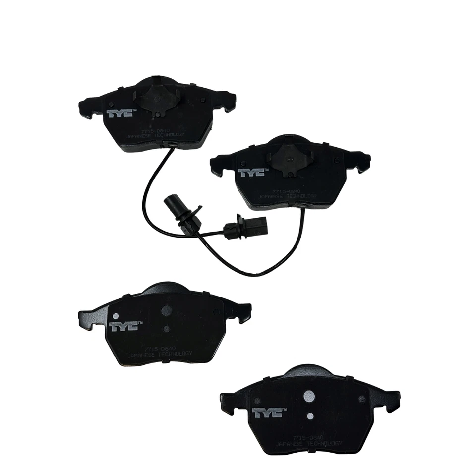 Передние тормозные колодки для 2001-2005 Volskwagen Golf с прокладками полуметаллические - Изображение 1 из 1