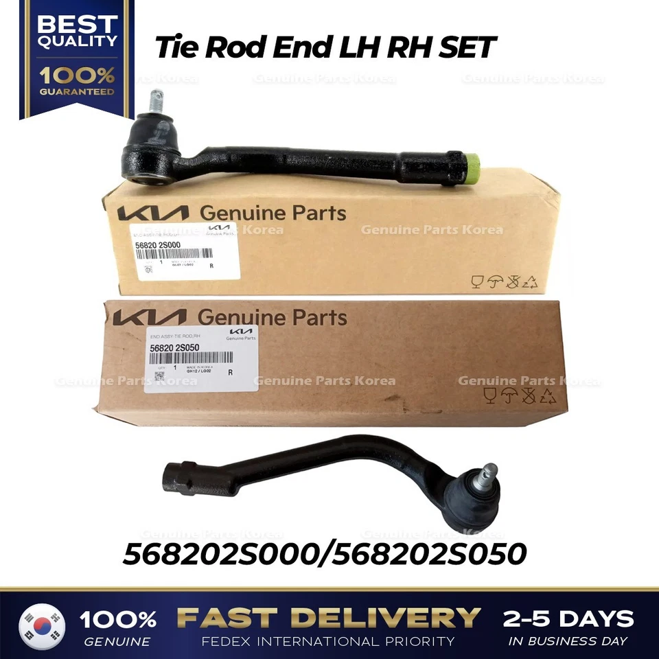 ⭐Genuine⭐ Tie Rod End LH RH SET 568202S000 568202S050 for Hyundai Tucson - Image 1 of 1