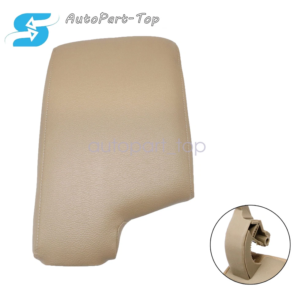 Reposabrazos consola central BMW 335i 328i M3 2005-2010 2011 2012 con plástico beige Foto 1 de 4