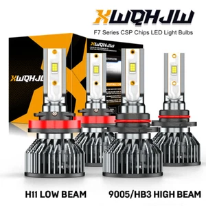 For Ram 1500 Classic Cab Pickup 2019-2021 LED Headlight Hi Low Beam Bulbs Kit - Picture 1 of 8