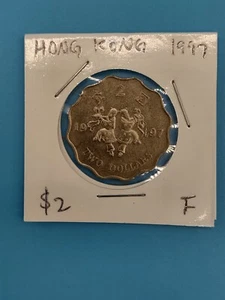 Hong Kong 1997 $2 Coin - Circulated - Picture 1 of 2