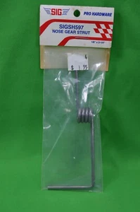 SIG Steerable Nose Gear Strut RC Plane Part,H597, 1/8 x 2 1/4",New, Old Stock - Picture 1 of 2