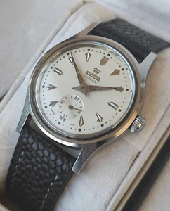 Reloj Roamer Vintage Manual Viento Acero Sub Segundos Incabloc Hecho en Suiza - Imagen 1 de 8