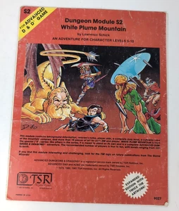 ADVANCED DUNGEON & DRAGONS- WHITE PLUME MOUNTAIN S2 - 1980 TSR #9027 - Picture 1 of 12